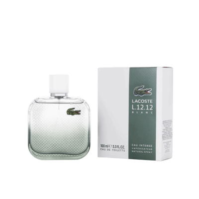 LACOSTE EAU DE LACOSTE L.12.12 BLANC EAU INTENSE by Lacoste Lacoste EDT SPRAY 3.3 OZ MEN